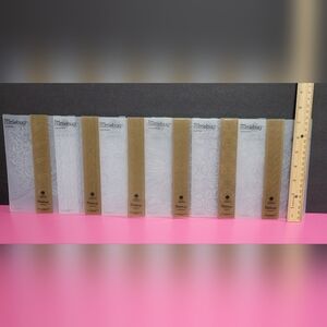 Anna Griffin Cuttlebug Christmas Themed Embossing Folders.  Set Of 6.